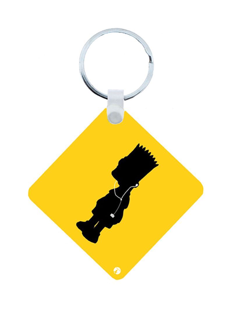 RKN Simpsons Wooden Keychain