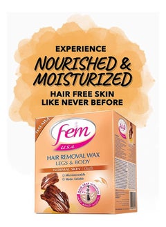 FEM USA Body Hair Removal Wax For Normal Skin | Enriched With Liquid Gold Extracts - 450g - pzsku/Z3A1DBF90690F79172275Z/45/_/1680068808/f290d681-b957-4b8d-ab61-ae6c09330476