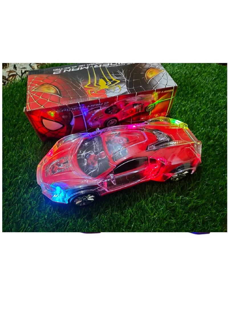 Spiderman Modern Car 3D Light  for Kids