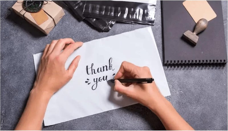 Premify 200 Thank You Cards, Thank You For Supporting My Small Business Cards, Elegant And Professional Design, 2" X 3.5" Recommended For Online Retailers, Small Business Owners & Local Stores - Image 5