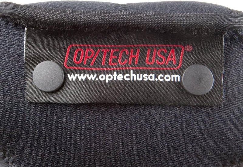 OP/TECH USA Soft Pouch â€“ Compact digital camera case, lightweight accessories pouch, sleek neoprene sleeve for DSLR, perfect for backpacks & travel â€“ durable protection in style D-PRO Tele| Black - Image 3