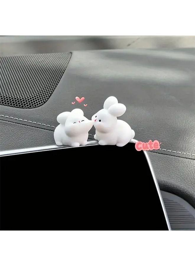 Two Kittens Couple Car Ornament For Central Control And Rearview Mirror Love Atmosphere - Image 2