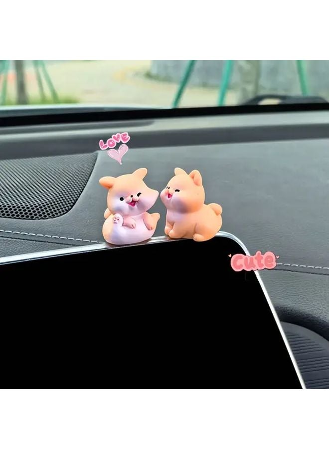 Two Kittens Couple Car Ornament For Central Control And Rearview Mirror Love Atmosphere - Image 5