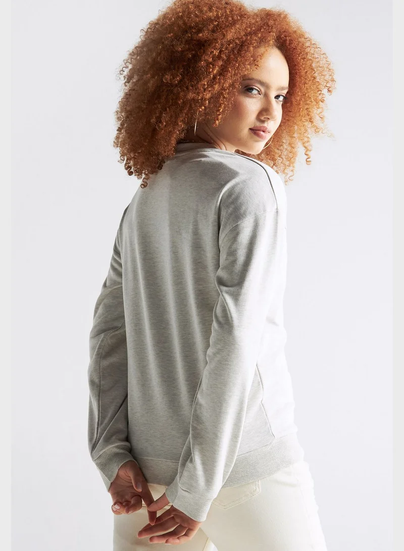 FAV Printed Crew Neck Sweatshirt