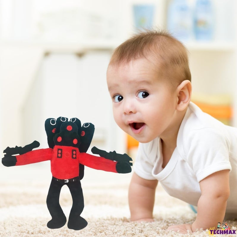 TechMax Solution Scary Toilet Titan Speakerman Plush Toy Fun and Whimsical Stuffed Figure Doll for Fans Gift,Soft Stuffed Animal Figure Doll for Adult and Kids - Image 5