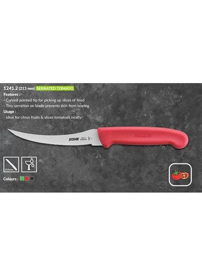 قوه سكين مطبخ مسنن من الفولاذ المقاوم للصدأ، متنوع - Image 2