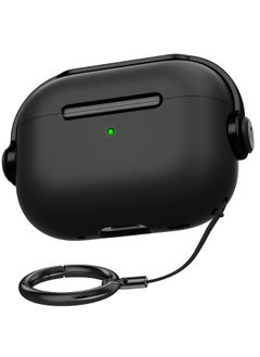 نيبمينينت غلاف واقي متوافق مع علبة AirPods Pro 2 بتصميم قفل آمن لسماعات الرأس، غلاف TPU إبداعي للموسيقيين مع حلقة مفاتيح  - Image 1