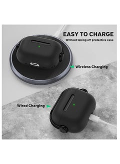 نيبمينينت غلاف واقي متوافق مع علبة AirPods Pro 2 بتصميم قفل آمن لسماعات الرأس، غلاف TPU إبداعي للموسيقيين مع حلقة مفاتيح  - Image 4