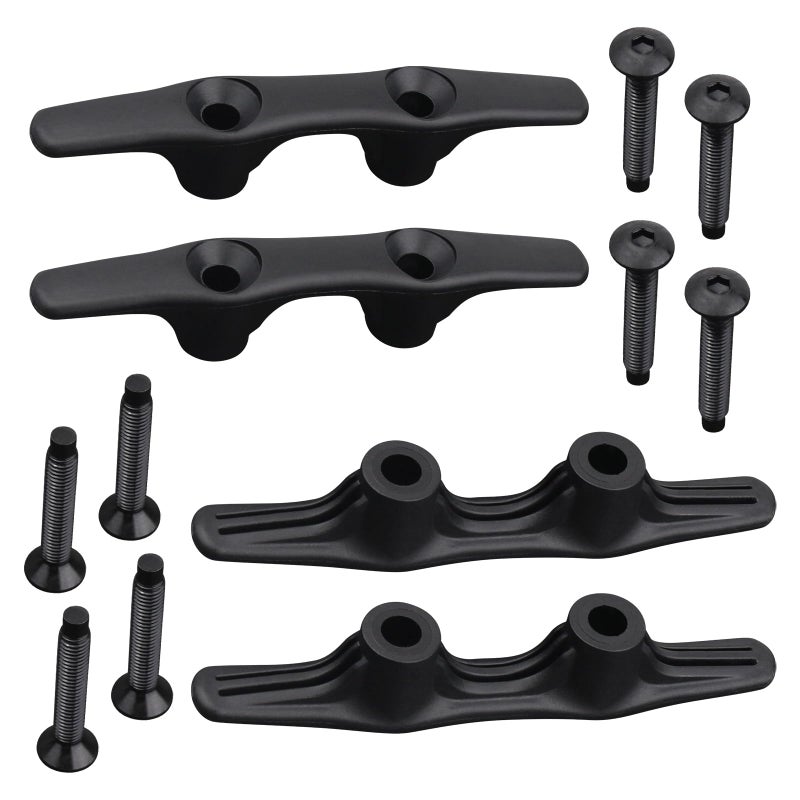 TQPONLY TQPONLY Bed Tie Down Hooks Cleats W/Bolts | Compatible with 2002-2008 Ram 1500 2500 3500,2019-2020 Dodge Ram 2500 New Body Style Truck Bed Anchor Car Accessories | Replaces 55276735AB - Image 1