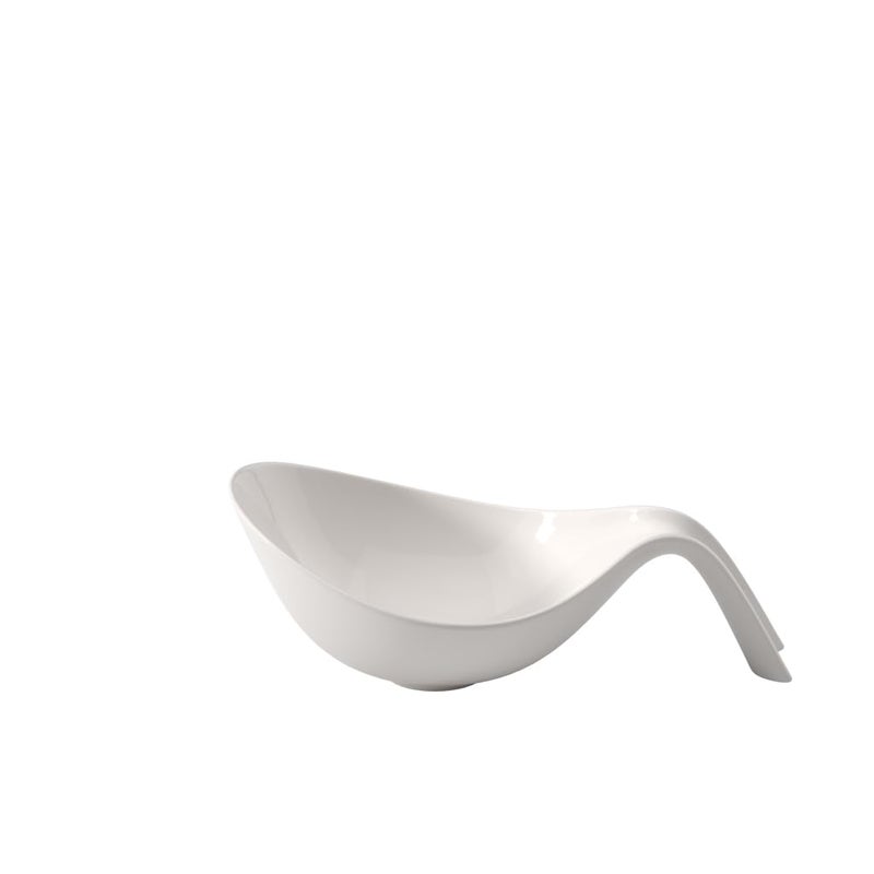 Villeroy & Boch Villeroy  Boch Flow Salad Bowl with Handle 6075 oz White 