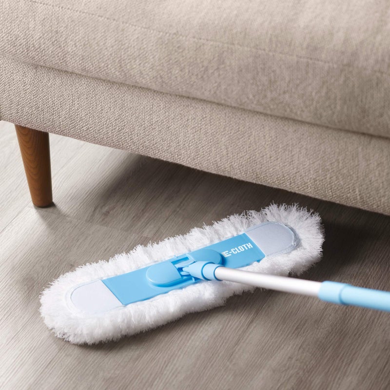 E-Cloth Flexi-Edge Floor & Wall Duster, Reusable Dusting Mop for Floor Cleaning, Floor Cleaner Ideal for Harword, Tile, Laminate and Other Hard Surfaces, 100 Wash Guarantee, 1 Pack - Image 5