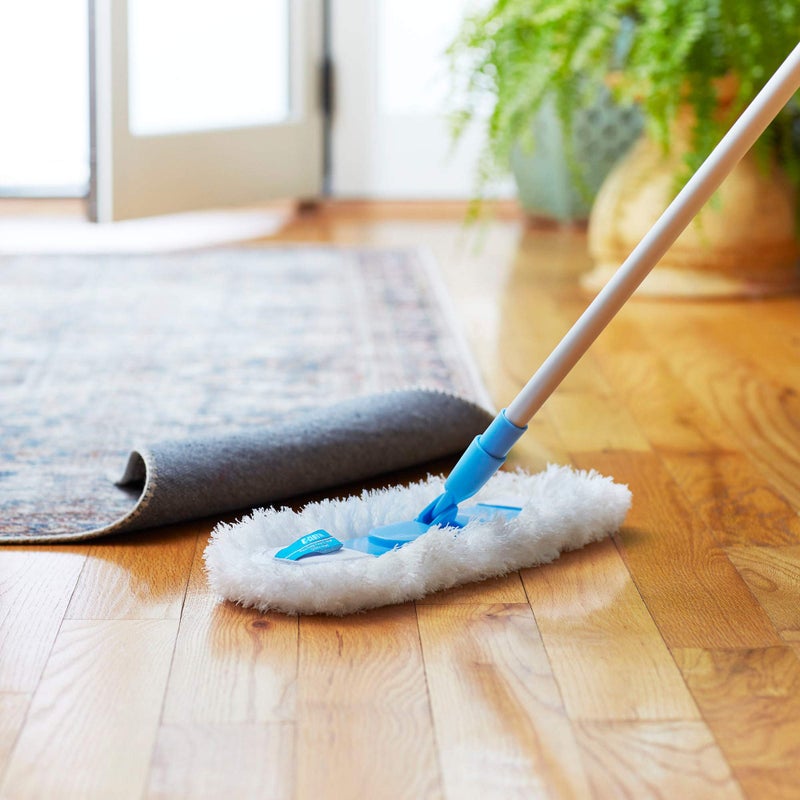 E-Cloth Flexi-Edge Floor & Wall Duster, Reusable Dusting Mop for Floor Cleaning, Floor Cleaner Ideal for Harword, Tile, Laminate and Other Hard Surfaces, 100 Wash Guarantee, 1 Pack - Image 4