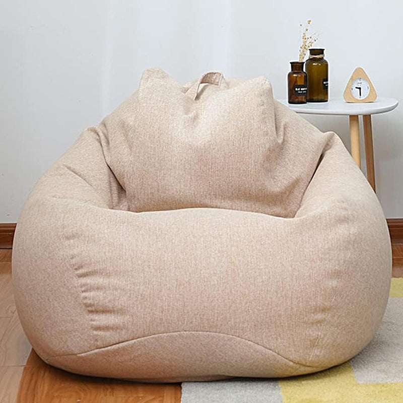 Highdi Pear-Shaped Bean Bag for Adults and Children, Bean Bag without Filling, Comfortable Armchair Sofa Chair, Indoor and Outdoor Pear-Shaped Bean Bag Chair - Image 1