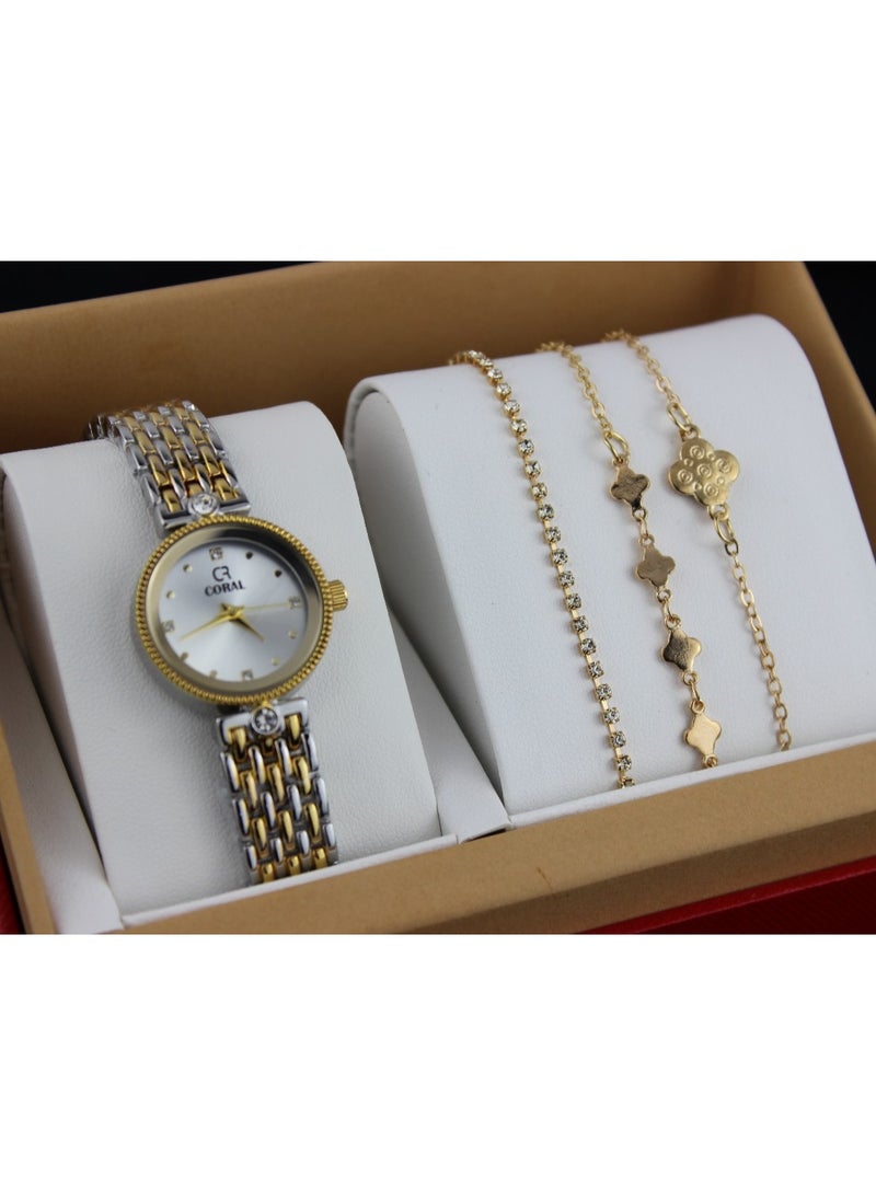 Reclaim with Argireline Women's evening watch set 