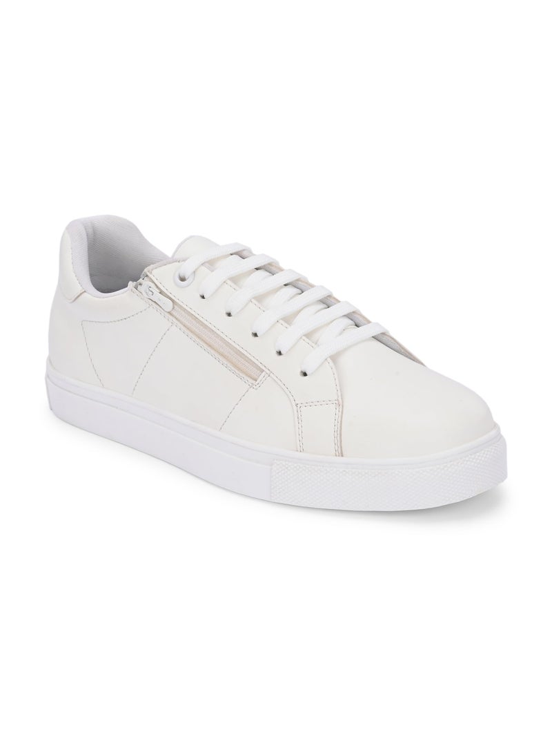 Centrino Women Casual Sneaker | Ultra Soft Cushion | Trendy & Lightweight Design | Low Top Flat Sole | Colorblock Sneakers | White Sneakers Girl Shoes 7607-5 - Image 1