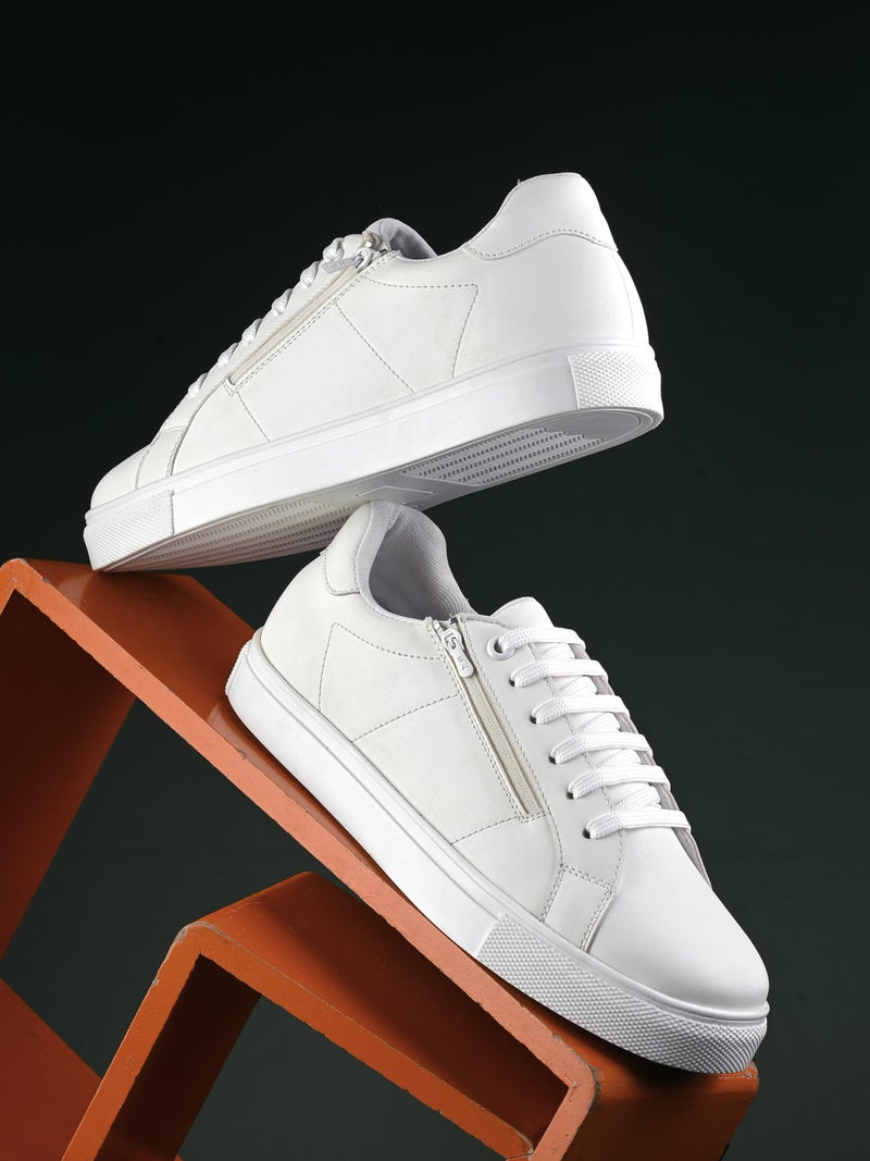Centrino Women Casual Sneaker | Ultra Soft Cushion | Trendy & Lightweight Design | Low Top Flat Sole | Colorblock Sneakers | White Sneakers Girl Shoes 7607-5 - Image 2