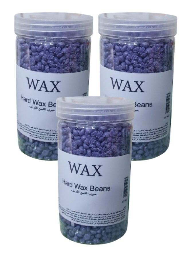 Wax 3 Pieces Hard Wax Beans Blue - Image 1