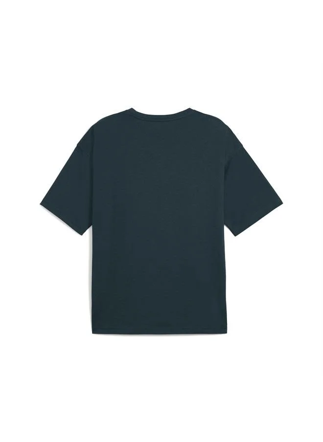 Puma Green Terrain Oversize Training Tee Men for Men | Best Price UAE