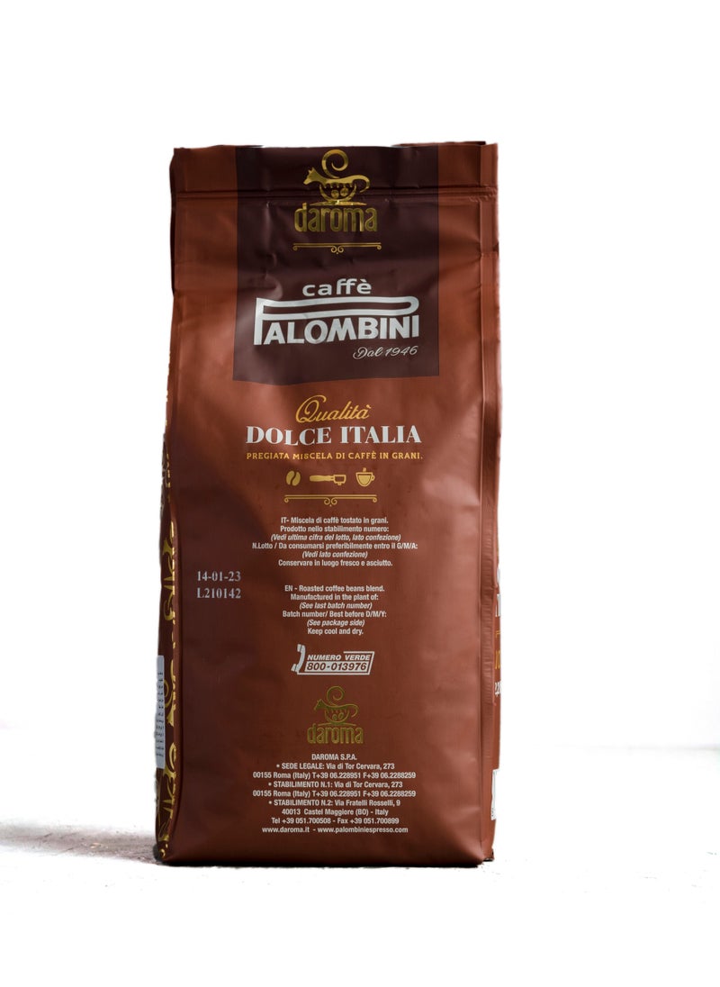Caffè PALOMBINI - Dolce ltalia beans - 1 KG - Image 1