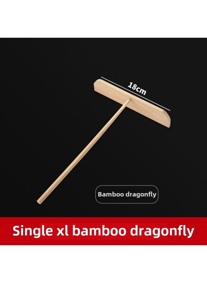 Source Pancake Fruit Rake Stall Egg Cake Scraper Bamboo Dragonfly Kitchen Gadget Oil Brush Shovel Rake-Specifications:Bamboo Dragonfly 18*3.5cm-opp Bag - Image 1