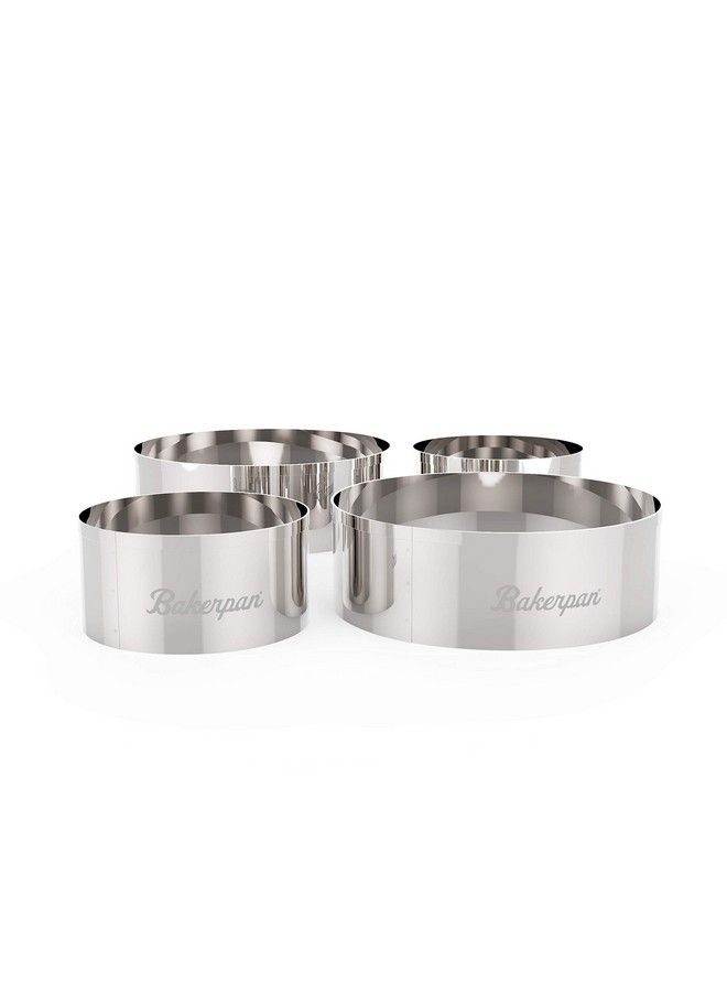 Bakerpan Stainless Steel Round Cookie Cutter Biscuit (2 Inch & 3 Inch) - Image 5