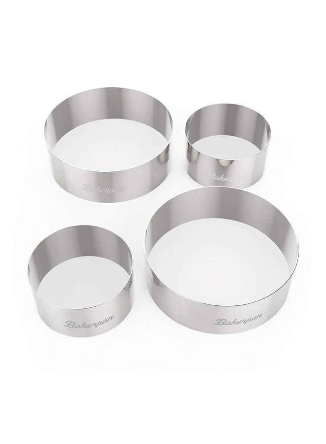 Bakerpan Stainless Steel Round Cookie Cutter Biscuit (2 Inch & 3 Inch) - Image 3