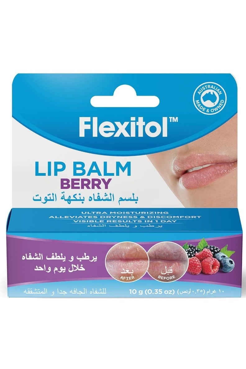 Flexitol Lip balm 10g- Berry - Image 1