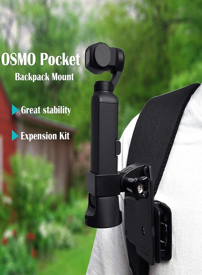 Action Pro 360° Rotation Pocket Backpack Mount Compatible with DJI OSMO Pocket - Image 2