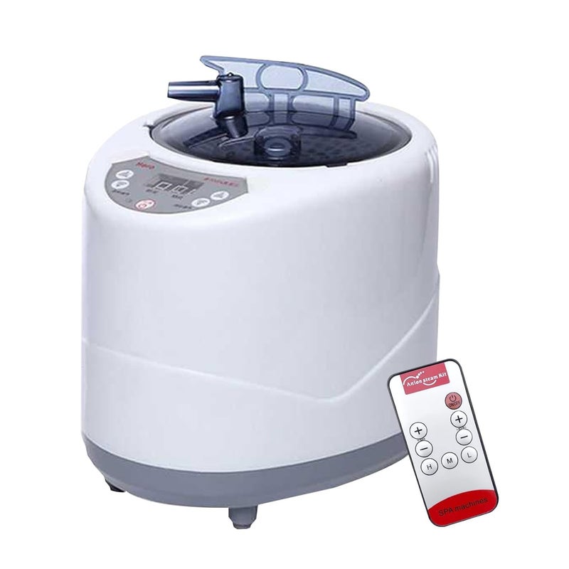 RDE home care RDE home care STEAM GENERATOR FOR SAUNA THERAPYSAUNA STEAMER POTHome Spa Sauna Steam Generator with Timer Display Portable Body Detox Fumigation Machine for Steam Bath BoxWooden BarrelBath TuB - Image 1