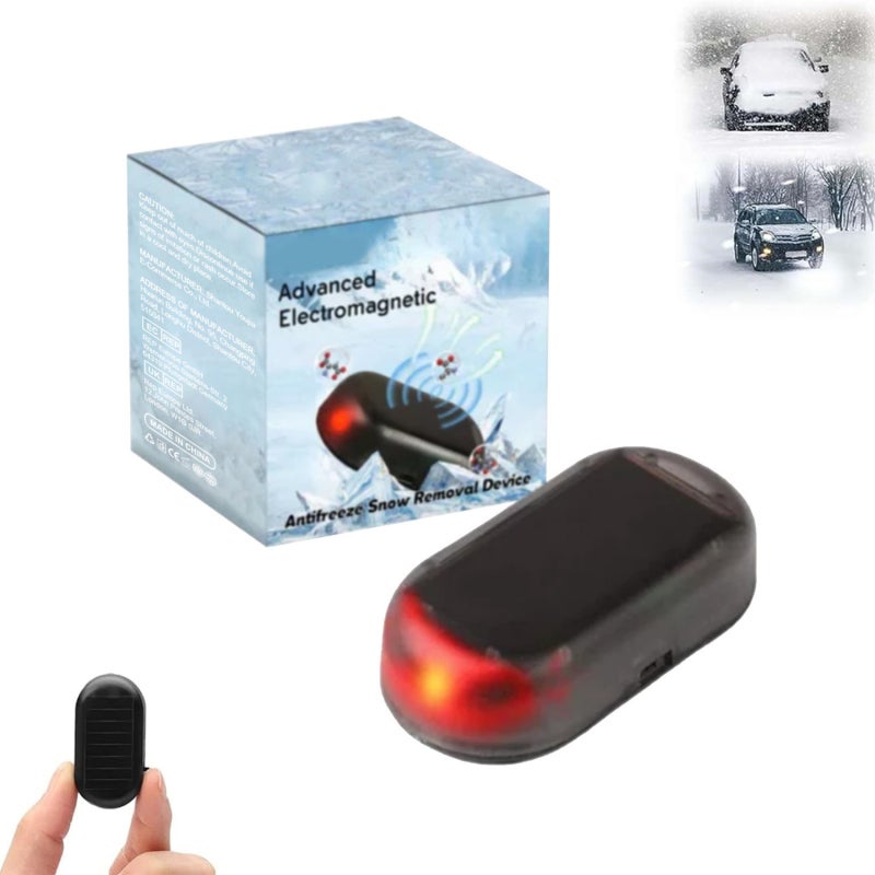 Portable Dynamic Mini Heater 360° All-Round De-Icing Solar Powered - Fashionable Appearance Convenient Installation for Vehicle - Image 1