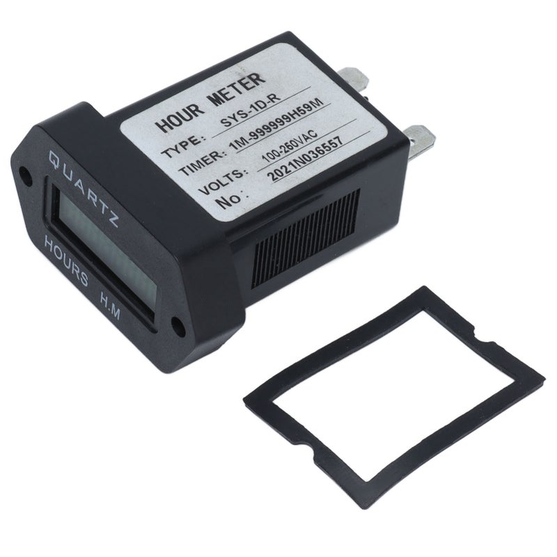 Industrial Time Counter Stable High Accuracy Digital Display Timer With Rubber Ring for Generator Excavator Lawn Mower - Image 2