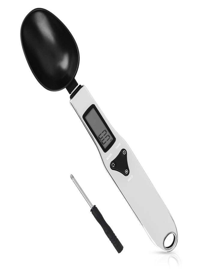 BTFO Electronic Food Measuring Spoon, Stainless Steel Digital Scoop Scale Small Baking Weight Cup with LCD Display 300g/0.1g High Precision Gram Kitchen Gadgets for Home Kitchen - Image 1