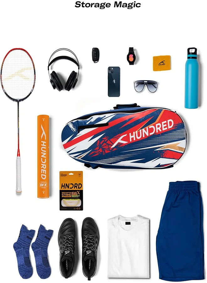 هندرد Racket Bag (Dust Blue) (Hbck-2M145-3)