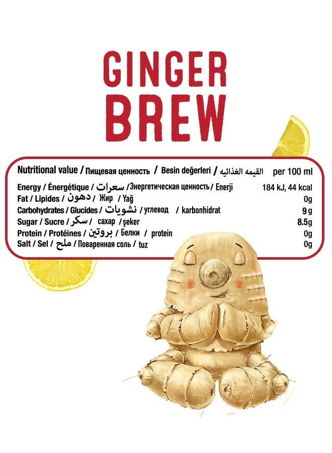 The Ginger People Brew Drink 330ml 6Pcs