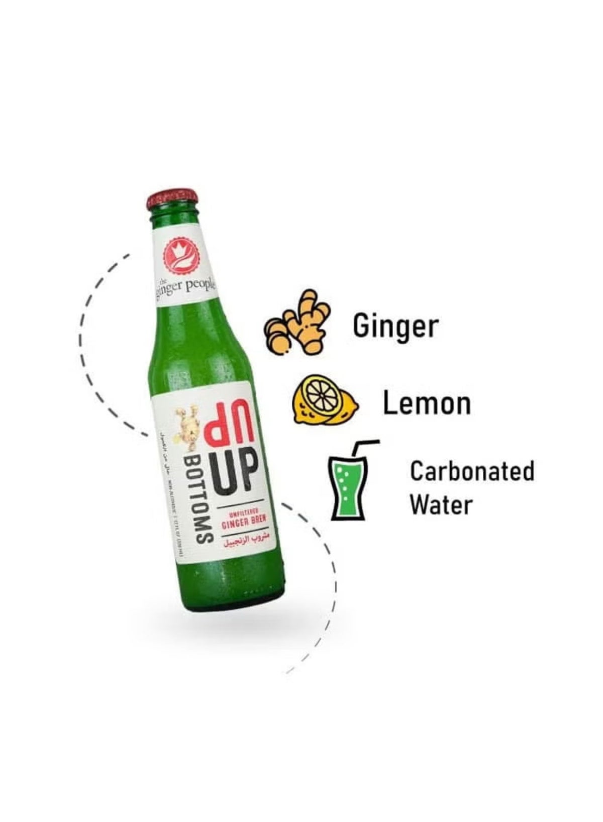 The Ginger People Brew Drink 330ml 6Pcs