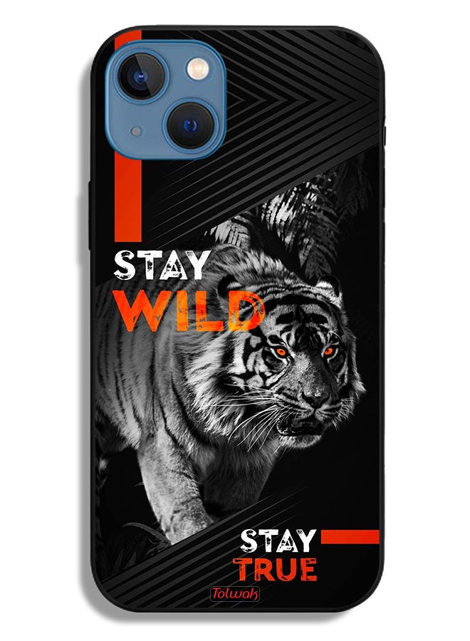 Tolwak Apple iPhone 13 Protective Case Stay Wild Stay True - Image 2