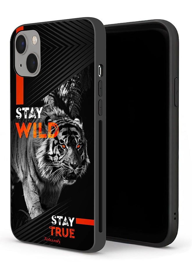 Tolwak Apple iPhone 13 Protective Case Stay Wild Stay True - Image 1