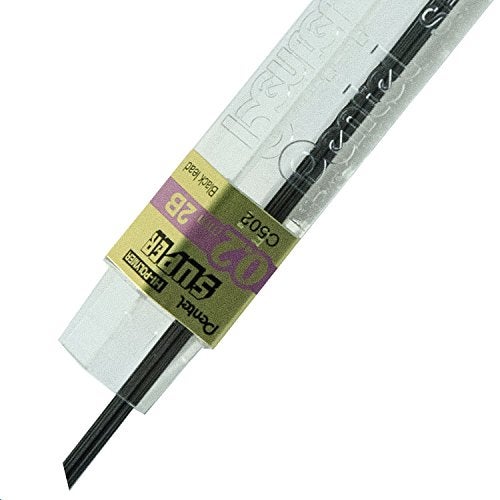 Pentel Super Hi-Polymer Lead Refill 0.2mm, , 12 Pieces/Tube (C502-B) - Image 4