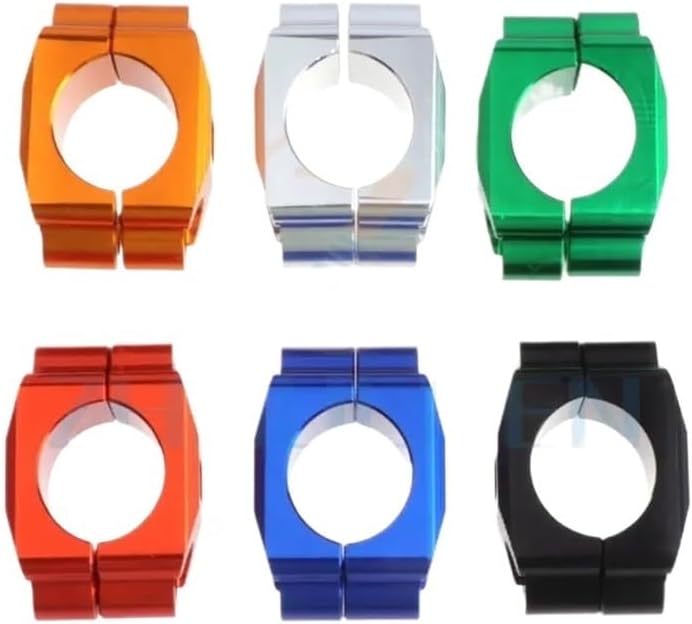 Blue Motorcycle Handlebar Riser 22mm Universal Bar Clamps For EXC Dirt Pit Bike - Image 3