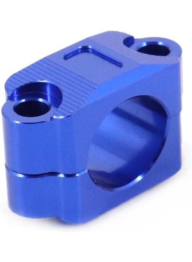 Blue Motorcycle Handlebar Riser 22mm Universal Bar Clamps For EXC Dirt Pit Bike - Image 1