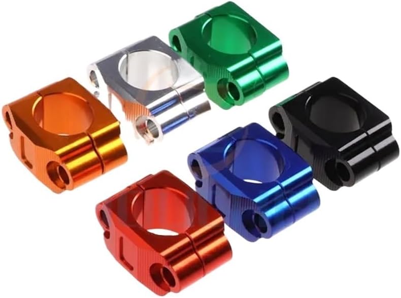 Blue Motorcycle Handlebar Riser 22mm Universal Bar Clamps For EXC Dirt Pit Bike - Image 4