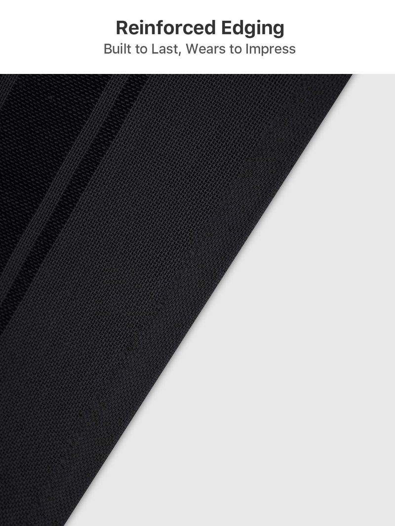 FREE SOLDIER Scarf Military Shemagh Tactical Desert Keffiyeh Head Neck Scarf Arab Wrap with Tassel for Men Women (Black) - Image 5