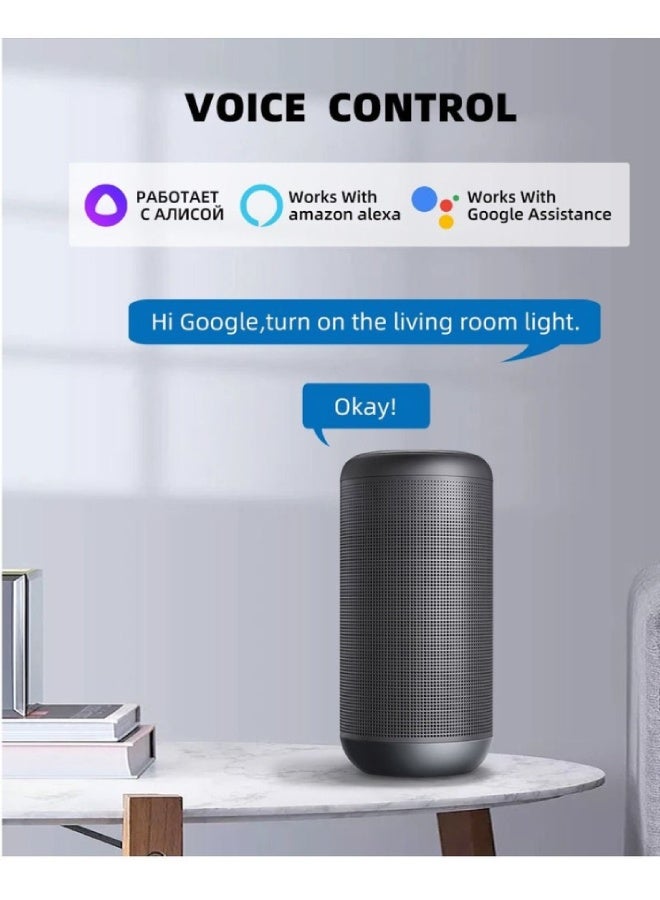 ارواق قاطع كهربائي ذكي Tuya WiFi بقدرة 63 أمبير – حماية تسرب أرضي وجهد مرتفع/منخفض مع عداد طاقة kWh متوافق مع تطبيق Smart Life - Image 4