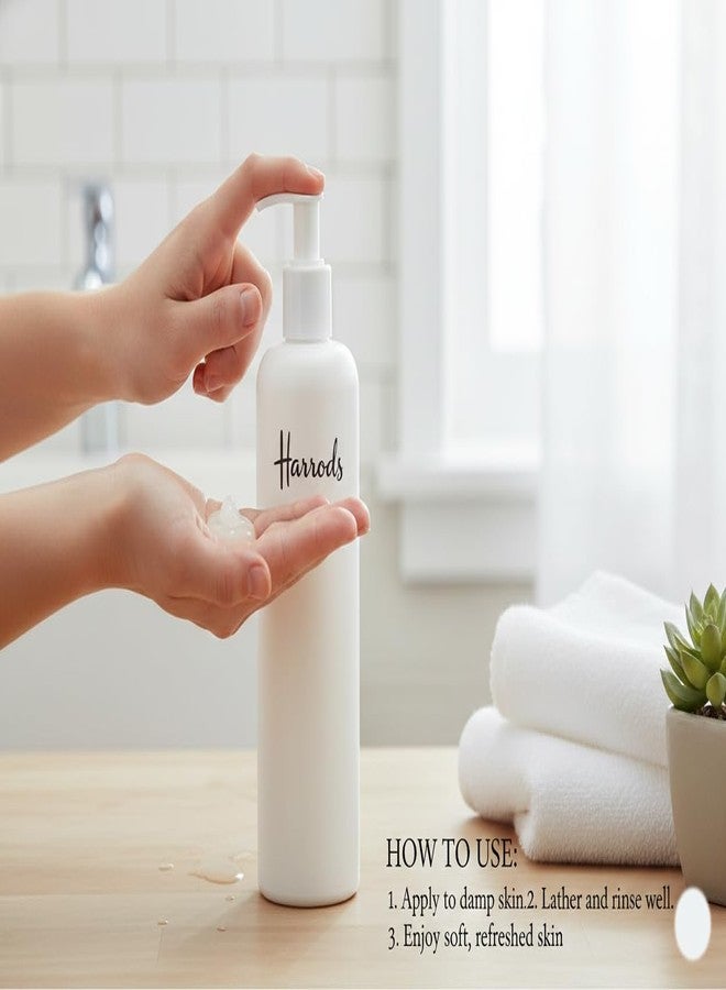 HARRODS 500ml White Refillable Shampoo Pump Bottles (Pack of 5) | BPA-Free Plastic Liquid Soap & Lotion Dispenser Set | Durable Bathroom Containers with Pump for Handwash & Conditioner - Image 4
