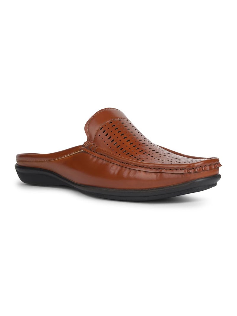 Bata Men's Slip-on Loafer - TAN (9 UK) (8513153) - Image 2