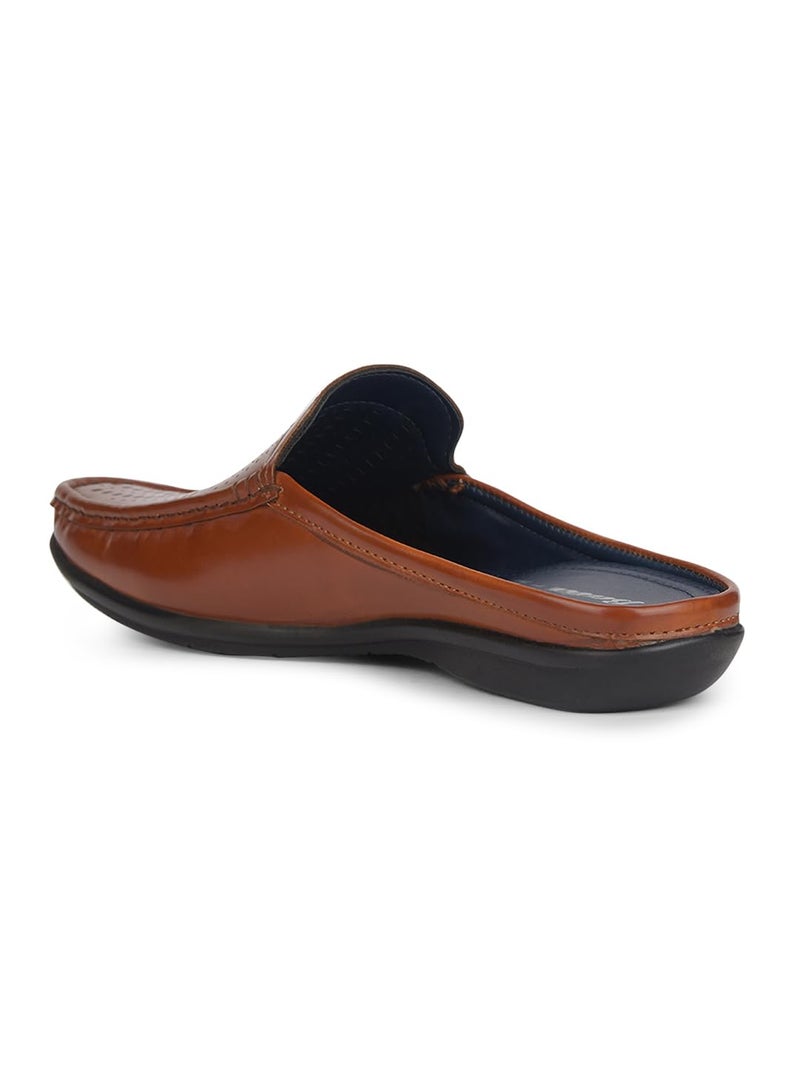 Bata Men's Slip-on Loafer - TAN (9 UK) (8513153) - Image 4