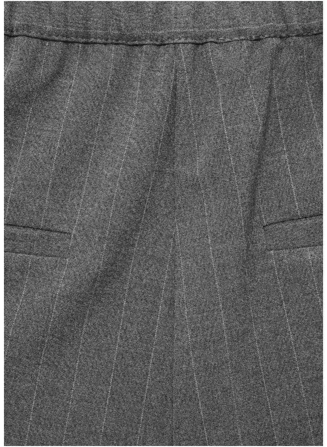 MANGO Chalk-Stripe Straight Pants  - Image 3
