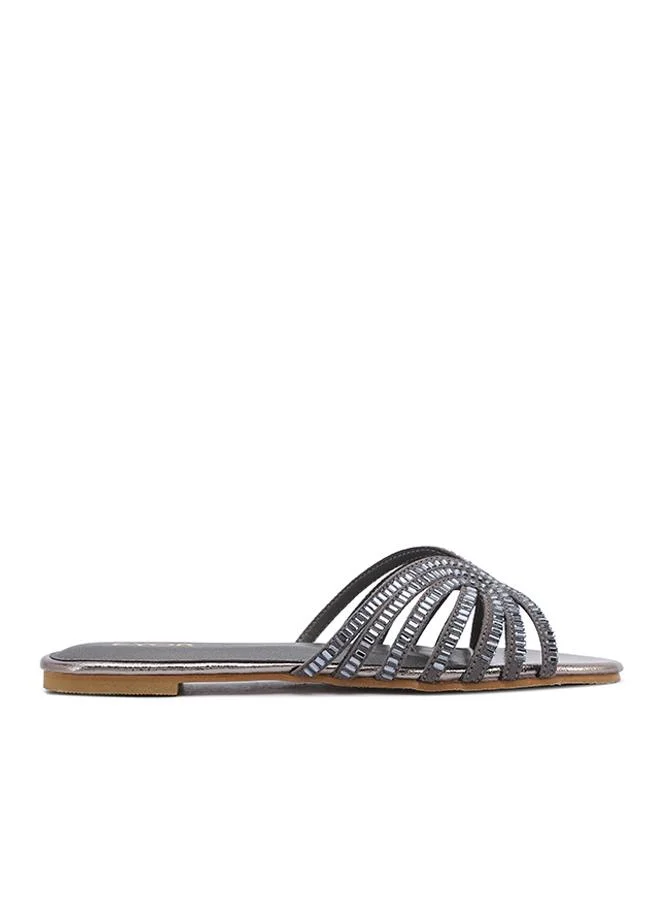 فايور Metallic Flat Sandal MY 401