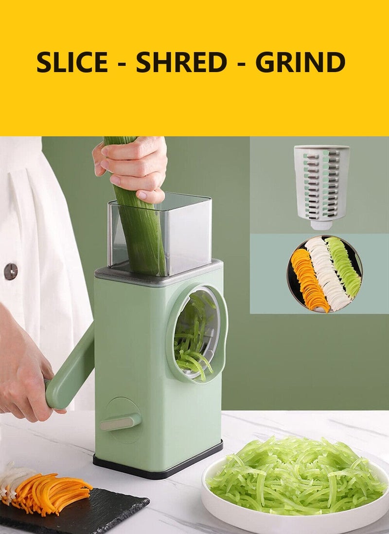 Rotary Cheese Grater, Vegetable Slicer, Cutter for Fruit, Cookie, Oreo, Nuts