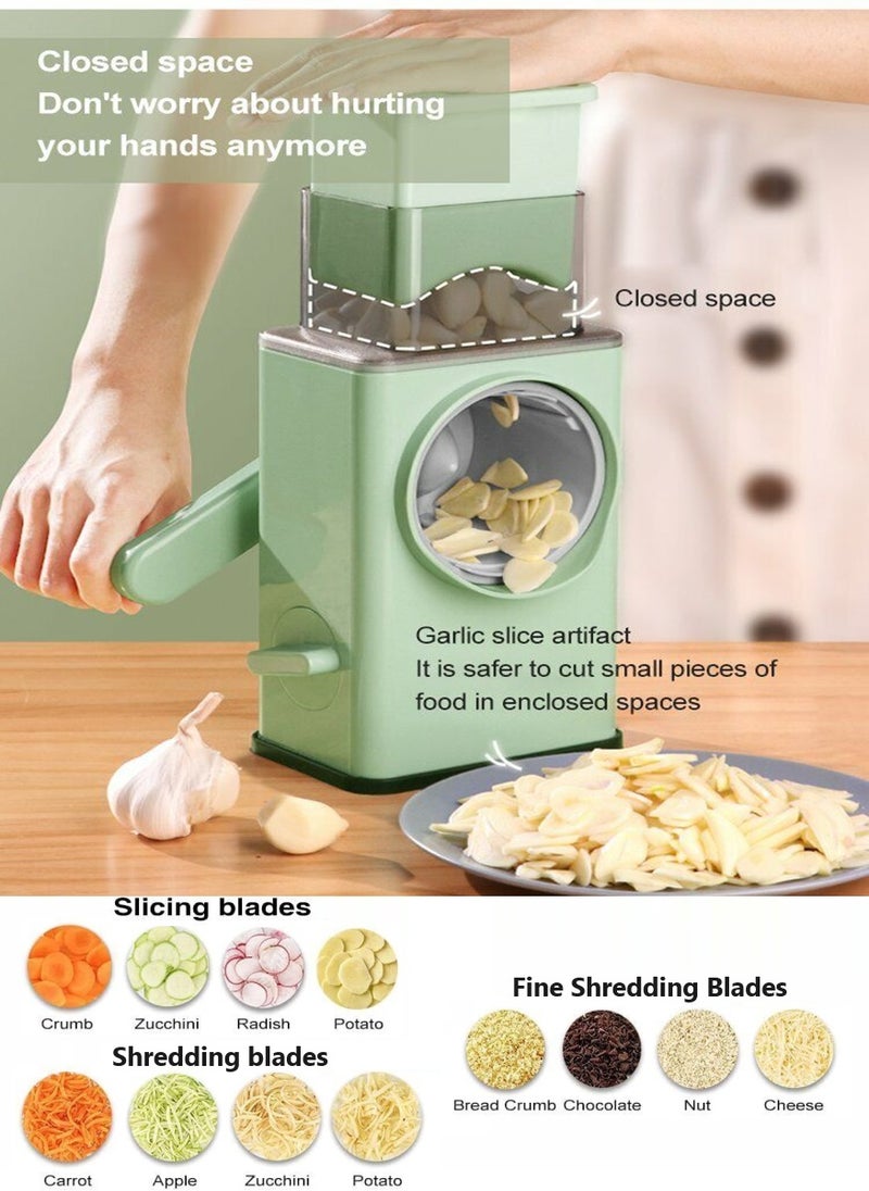 Rotary Cheese Grater, Vegetable Slicer, Cutter for Fruit, Cookie, Oreo, Nuts